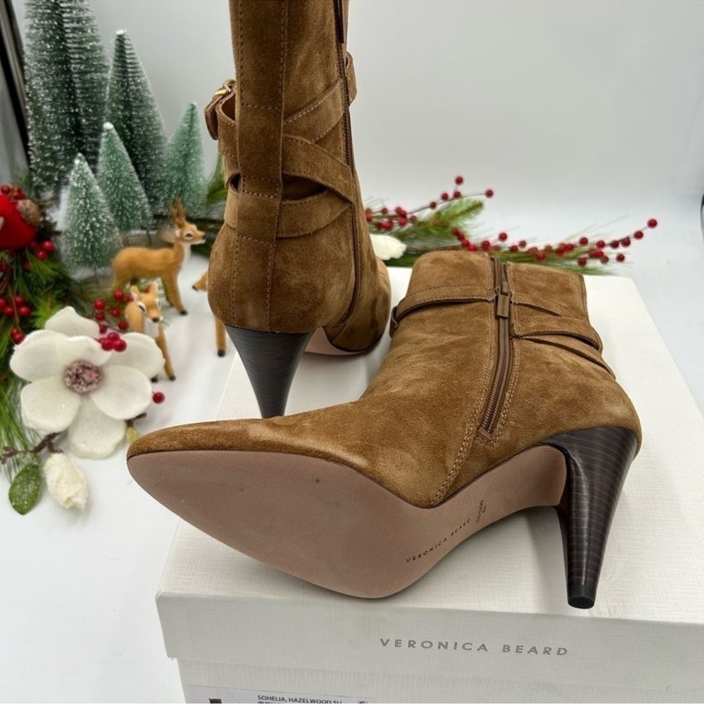 Women’s Veronica Beard, suede ankle boots size 8 - Picture 6 of 11